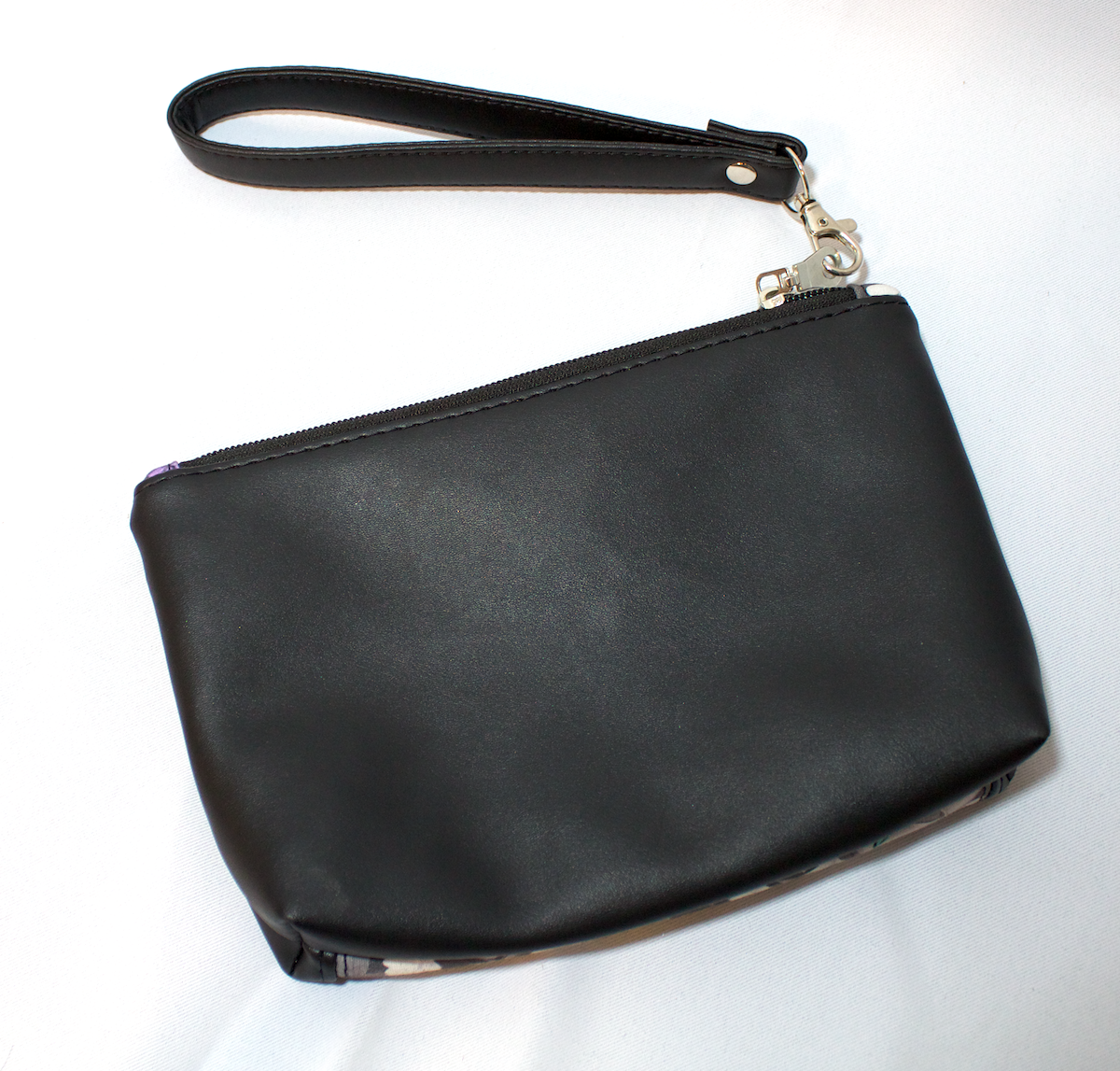 Wristlet Clutch zipper pouch black