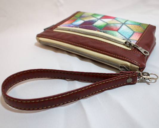 Wristlet Clutch zipper pouch
