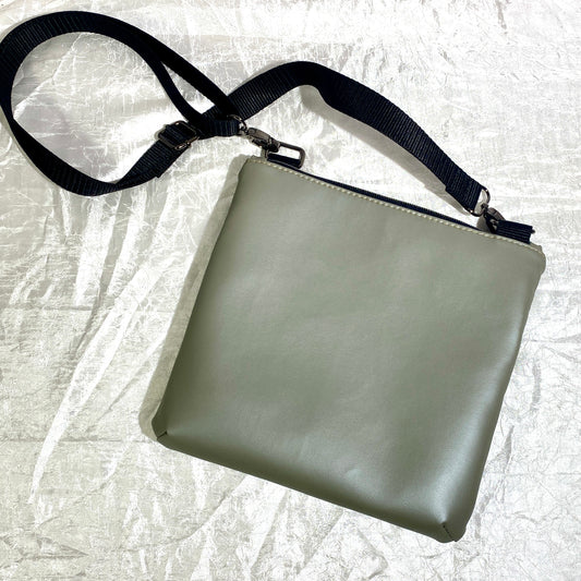 Koda Crossbody Bag pewter shimmery