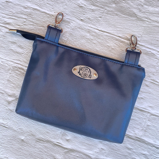 Switch Bag in Dark pearl vinyl(sample bag)
